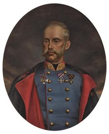 Portrait of Archduke Albrecht of Austria, Duke of Teschen (1817-1895), 1866. Creator: Wailand, Friedrich (1821-1904)