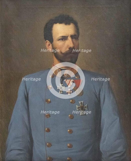 Portrait of Archduke Eugen of Austria-Teschen (1863-1954), 1900. Creator: Büche, Josef (1848-1917).