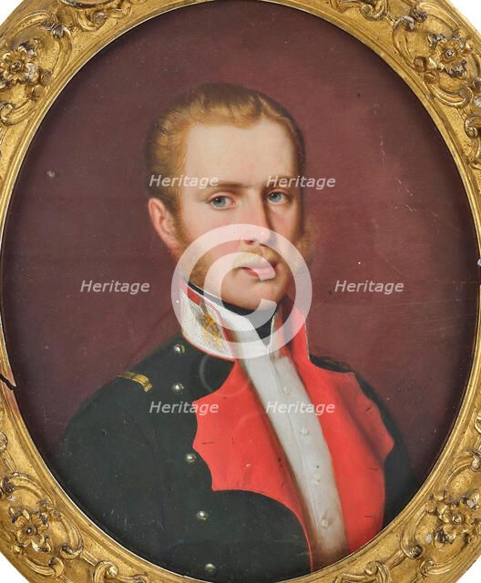 Portrait of Archduke Karl Ludwig of Austria (1833-1896), 1858. Creator: Jele, Caspar (1814-1893).