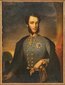 Portrait of Archduke Stephan Franz Viktor of Austria (1817-1867), c.1840. Creator: Unknown artist