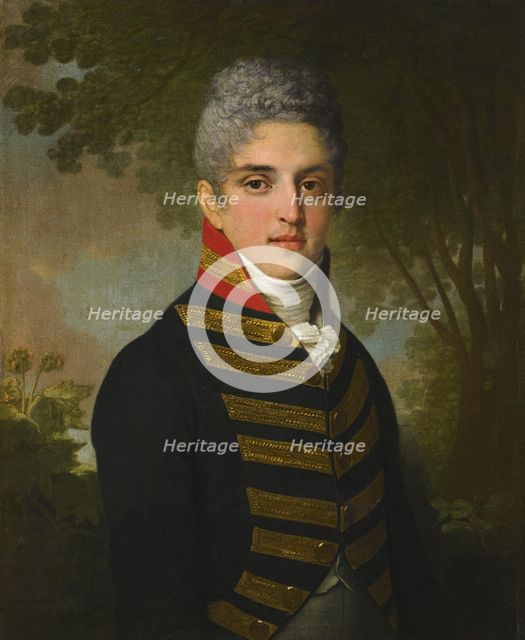 Portrait of Ardalion Petrovich Novosiltsev, 1807. Artist: Borovikovsky, Vladimir Lukich (1757-1825)