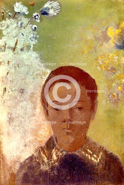 'Portrait of Ari Redon', c1898. Artist: Odilon Redon