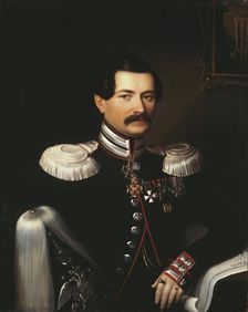 Portrait of Arkady Telyakovsky (1806-1891), 1848. Creator: Gavriil Yakovlev