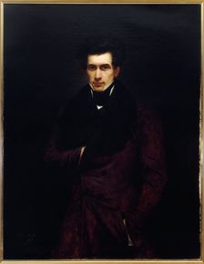 Portrait of Armand Carel (1800-1836), journalist, 1833. Creator: Henry Scheffer