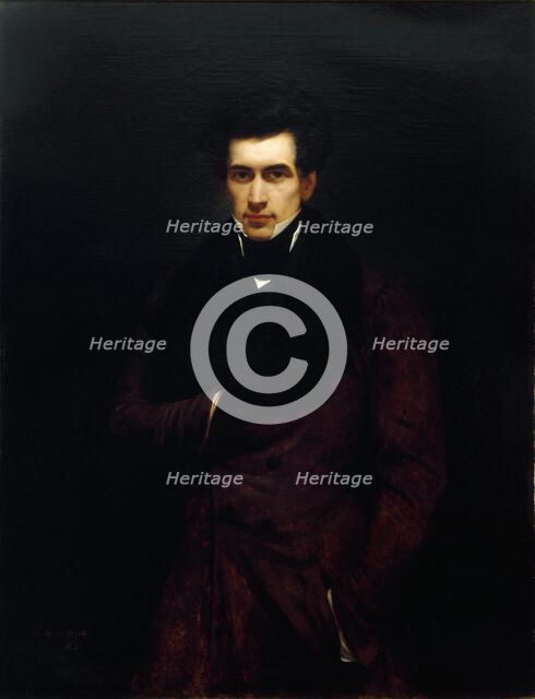 Portrait of Armand Carrel (1800-1836), 1833. Creator: Scheffer, Ary (1795-1858).