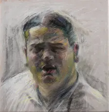 Portrait of Armando Mazza (1884-1964), 1909-1910. Creator: Boccioni, Umberto (1882-1916)