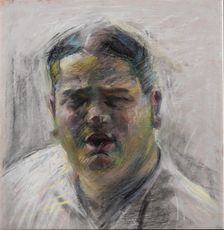 Portrait of Armando Mazza (1884-1964), 1909-1910. Creator: Boccioni, Umberto (1882-1916)