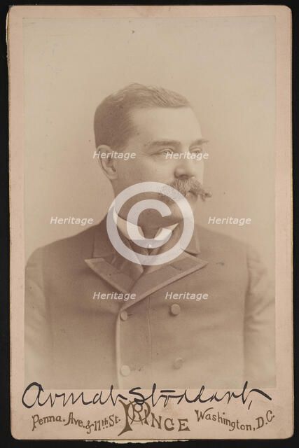 Portrait of Armat Stoddart (1842-1910), Before 1892. Creator: George Prince.