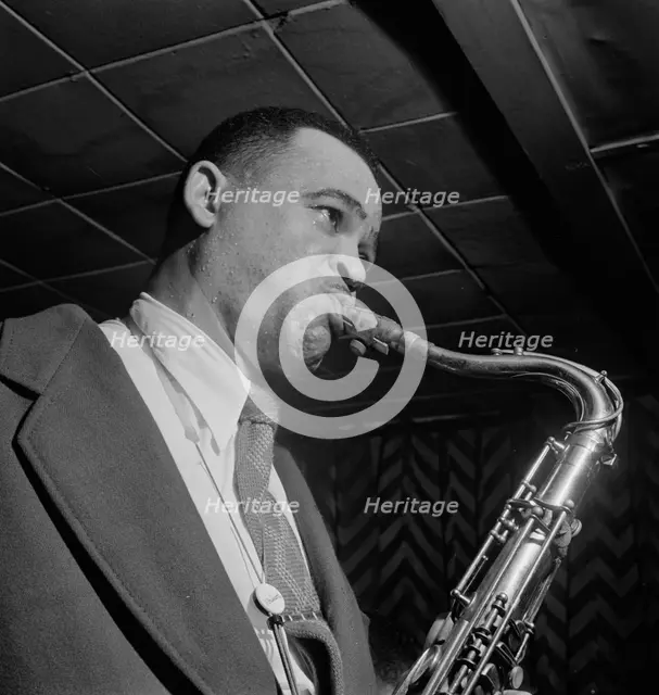 Portrait of Arnett Cobb, Downbeat, New York, N.Y., 1946. Creator: William Paul Gottlieb.