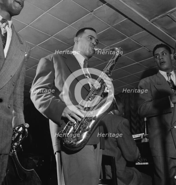 Portrait of Arnett Cobb, Downbeat, New York, N.Y., 1946. Creator: William Paul Gottlieb.