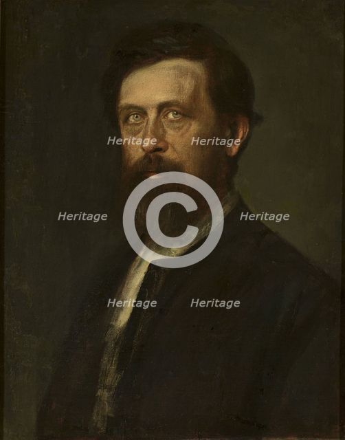 Portrait of Arnold Böcklin, 1875. Creator: Lenbach, Franz, von (1836-1904).