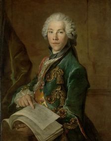 Portrait of Arnoldus van Rijneveld, c.1738. Creator: Louis Tocque