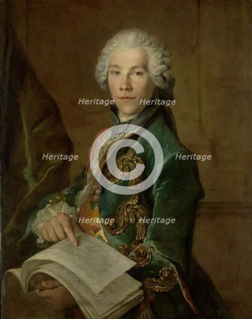 Portrait of Arnoldus van Rijneveld, c.1738. Creator: Louis Tocque.