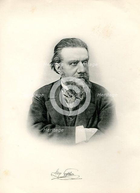 Portrait of astronomer Hugo Gylden (1841-1896), 1903.