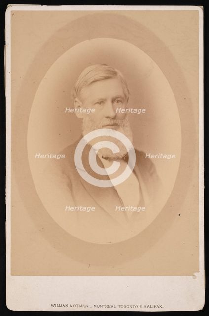 Portrait of Asa Gray (1810-1888), Before 1876. Creator: William Notman.