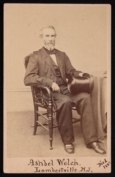 Portrait of Ashbel Welch (1809-1882), Before 1882. Creator: Frederick Gutekunst