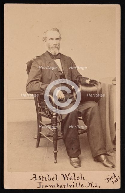Portrait of Ashbel Welch (1809-1882), Before 1882. Creator: Frederick Gutekunst.