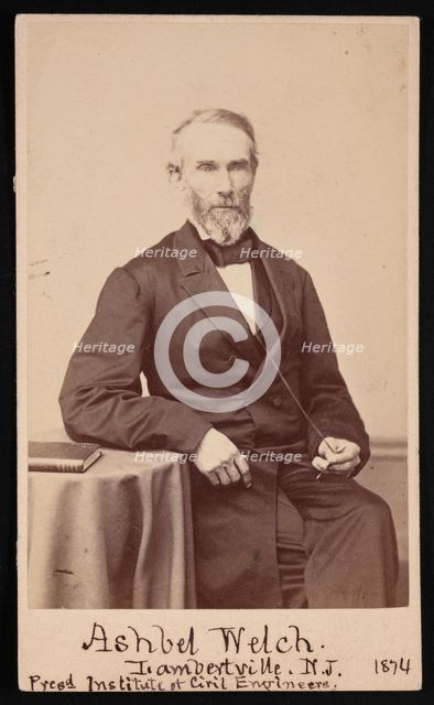 Portrait of Ashbel Welch (1809-1882), May 1874. Creator: Frederick Gutekunst.