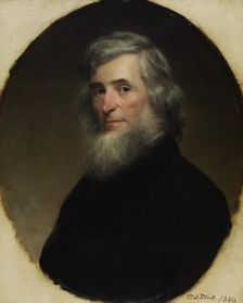Portrait of Asher B. Durand, 1860. Creator: Charles Loring Elliott