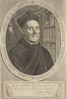 Portrait of Athanasius Kircher (1602-1680), 1664. Artist: Bloemaert, Cornelis Abrahamsz., II (1603-1692)