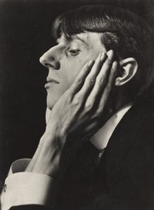Portrait of Aubrey Beardsley, negative 1894; print later. Creator: Frederick Henry Evans
