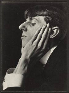 Portrait of Aubrey Beardsley, negative 1894; print later. Creator: Frederick Henry Evans