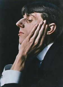 Portrait of Aubrey Beardsley, negative 1894; print later. Creator: Frederick Henry Evans