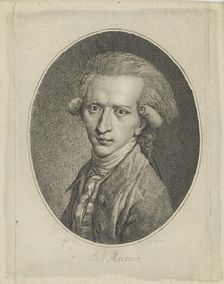 Portrait of August Gottlieb Meissner (1753-1807) , c. 1800. Creator: Riedel, Gottlieb Friedrich (1724-1784)