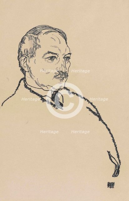 Portrait of August Lederer , 1918.