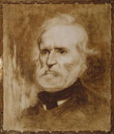 Portrait of Auguste Blanqui (1805-1881), politician, c1880. Creator: Eugene Carriere