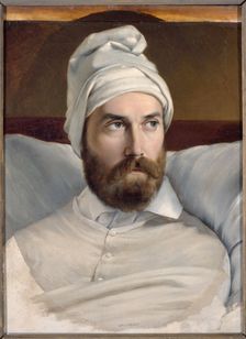 Portrait of Auguste Hesse (1795-1869), history painter, member of the Institute, c1870. Creator: Nicolas Auguste Galimard