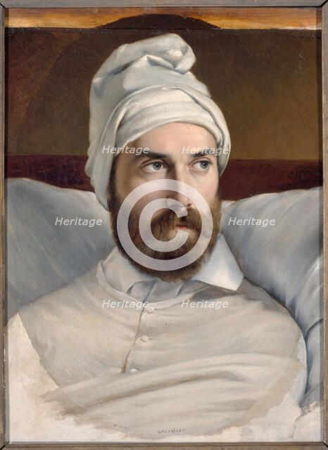 Portrait of Auguste Hesse (1795-1869), history painter, member of the Institute, c1870. Creator: Nicolas Auguste Galimard.