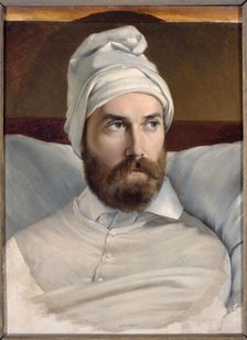 Portrait of Auguste Hesse (1795-1869), history painter, member of the Institute, c1870. Creator: Nicolas Auguste Galimard