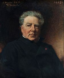 Portrait of Auguste-Nicolas Caïn (1821-1894), 1889. Creator: Bonnat, Léon (1833-1922)