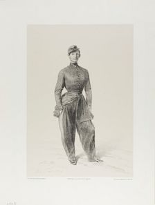 Portrait of Auguste Raffet, 1857. Creator: Auguste Raffet