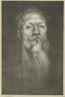 Portrait of Auguste Rodin (1840-1917), 1901. Creator: Carrière; Eugène (1849-1906)