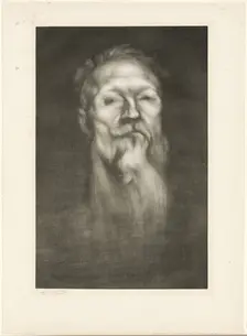 Portrait of Auguste Rodin, 1897. Creator: Eugene Carriere