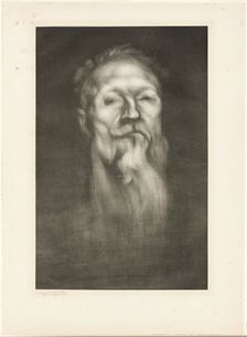 Portrait of Auguste Rodin, 1897. Creator: Eugene Carriere