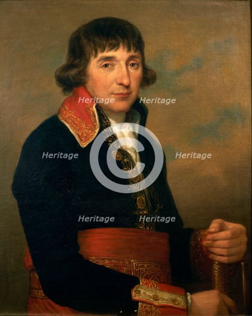 Portrait of Augustin de Lespinasse (1736-1816), 1798. Creator: Kauffmann, Angelika (1741-1807).