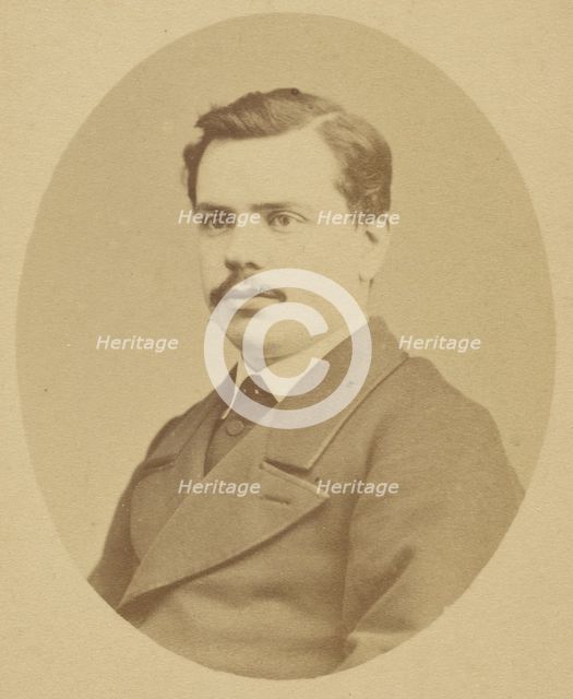 Portrait of Augustin Fabre, 1865-1870. Creator: Louis Huguet.