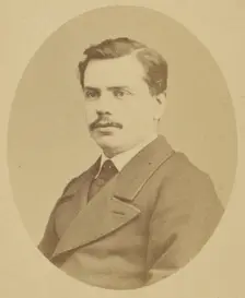 Portrait of Augustin Fabre, 1865-1870. Creator: Louis Huguet