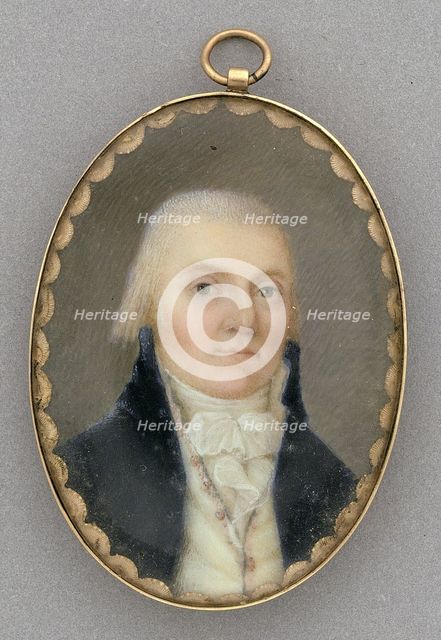 Portrait of Augustine Taylor, 1777/94. Creator: John Ramage.