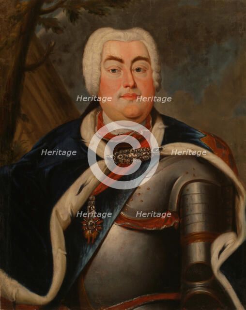 Portrait of Augustus III of Poland. Artist: Anonymous  