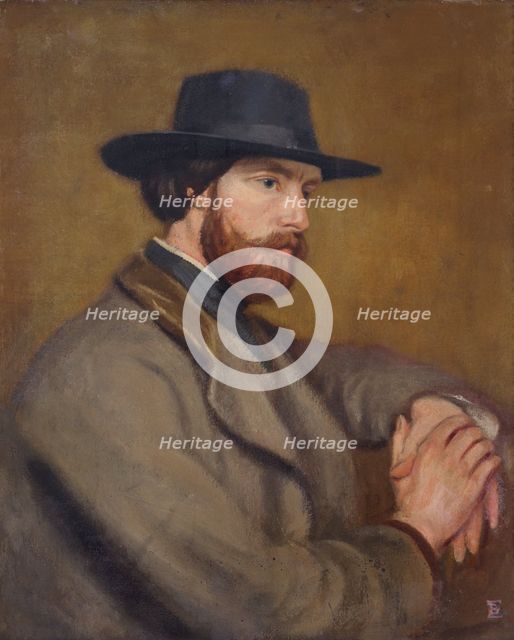 Portrait of Augustus John, R.A., c1898-1900. Creator: Benjamin Evans.