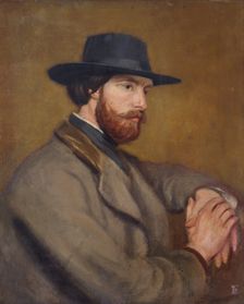 Portrait of Augustus John, R.A., c1898-1900. Creator: Benjamin Evans
