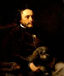 Portrait of Augustus Leopold Egg, R.A., 1859. Creator: John Phillip