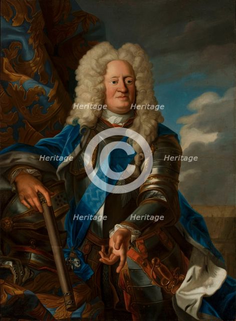 Portrait of Augustus William, Duke of Brunswick-Wolfenbüttel (1662-1731), c1720. Creator: Anonymous.