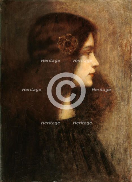 Portrait of Aurore Lauth Sand, c1890. Creator: Lauth; Charles Frédéric (1865-1922).