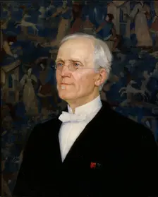 Portrait of B. O. Schauman, 1888. Creator: Maria Wiik
