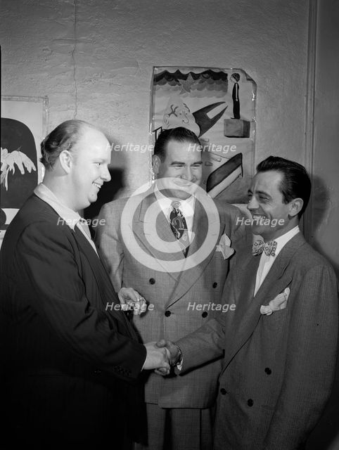 Portrait of Boyd Raeburn and Edwin A. Finckel, Edwin A. Finckel's home..., N.Y., ca. July 1946. Creator: William Paul Gottlieb.